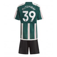Fotbalové Dres Manchester United Scott McTominay #39 Dětské Venkovní 2023-24 Krátký Rukáv (+ trenýrky)